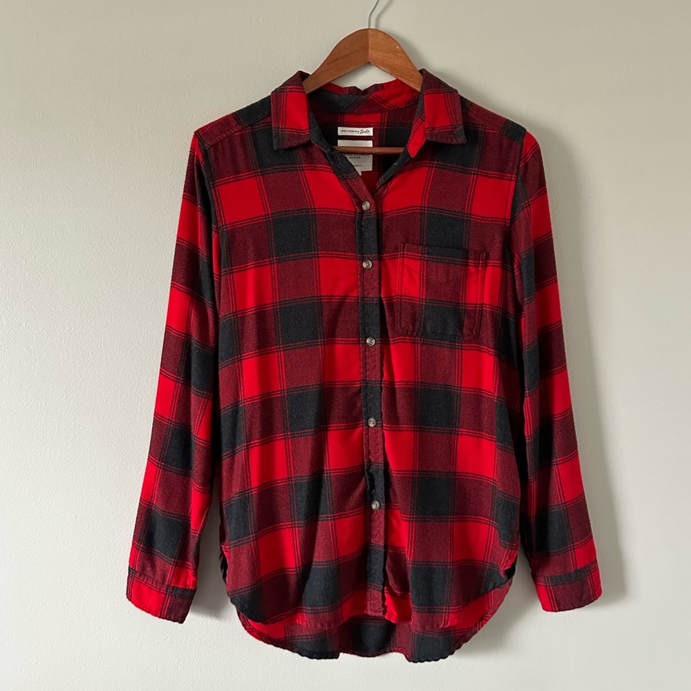 Flannel Button Down Shirt